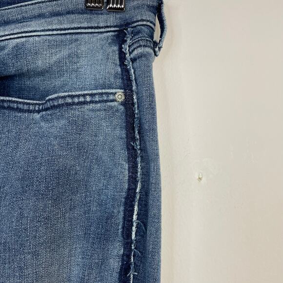 NYDJ Fiona Slim Ankle Crop Flare Tummy Tuck Shadow Stripe Jeans Womens 20W 20 W - Picture 5 of 16